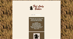 Desktop Screenshot of fatladybaker.com